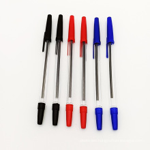 Black promotion cheap plastic ball pen